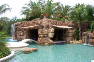 custom pool waterfalls